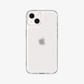 ACS03326 - iPhone 13 Mini Case Quartz Hybrid in matte clear showing the back