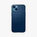 ACS03307 - iPhone 13 Mini Case Thin Fit in navy blue showing the back
