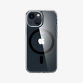 ACS03323 - iPhone 13 Mini Case Ultra Hybrid Mag Safe Compatible in black showing the back