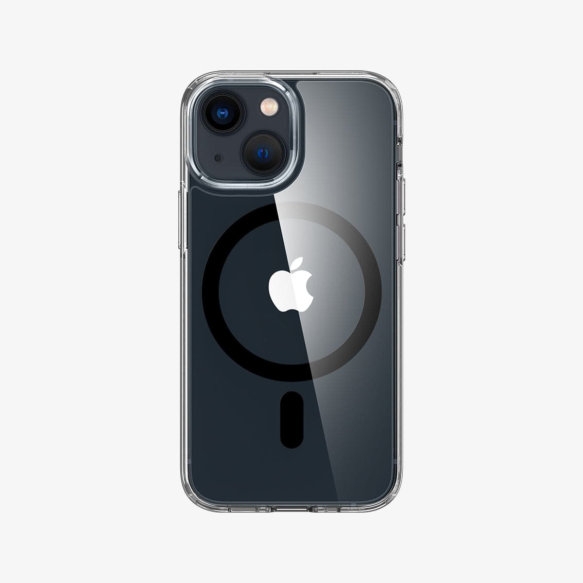 ACS03323 - iPhone 13 Mini Case Ultra Hybrid Mag Safe Compatible in black showing the back