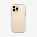 ACS03215 - iPhone 13 Pro Max Case Quartz Hybrid in matte clear showing the back