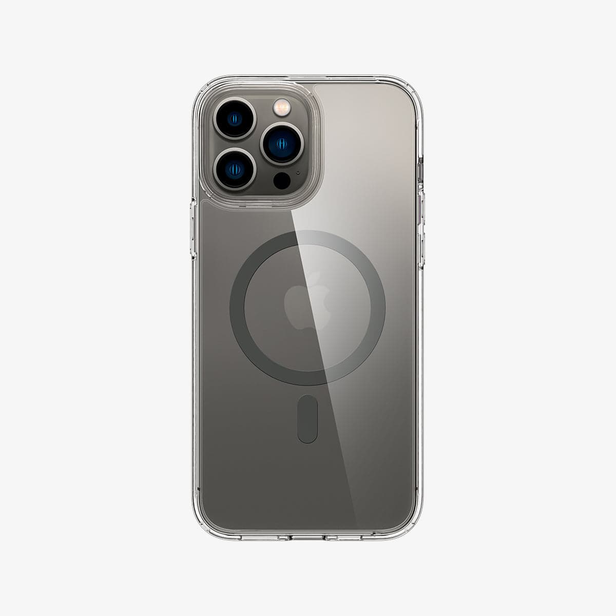 ACS03211 - iPhone 13 Pro Max Case Ultra Hybrid Mag Safe Compatible in graphite showing the back