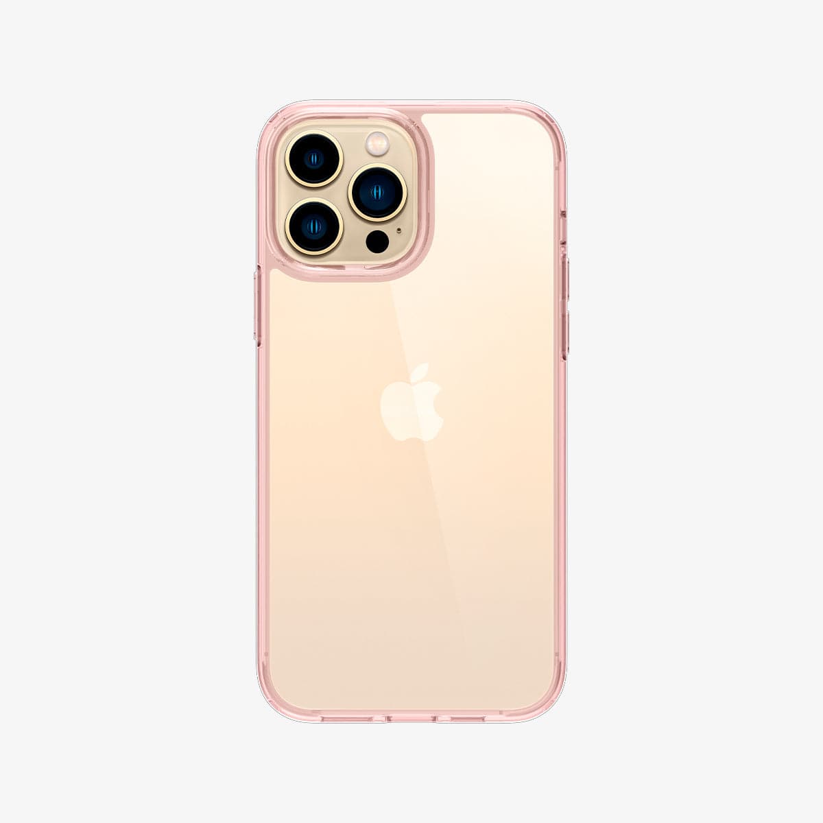 ACS03207 - iPhone 13 Pro Max Case Ultra Hybrid in rose crystal showing the back