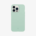 ACS03493 - iPhone 13 Pro Case Thin Fit in apple mint showing the back
