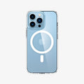 ACS03267 - iPhone 13 Pro Case Ultra Hybrid Mag Safe Compatible in white showing the back