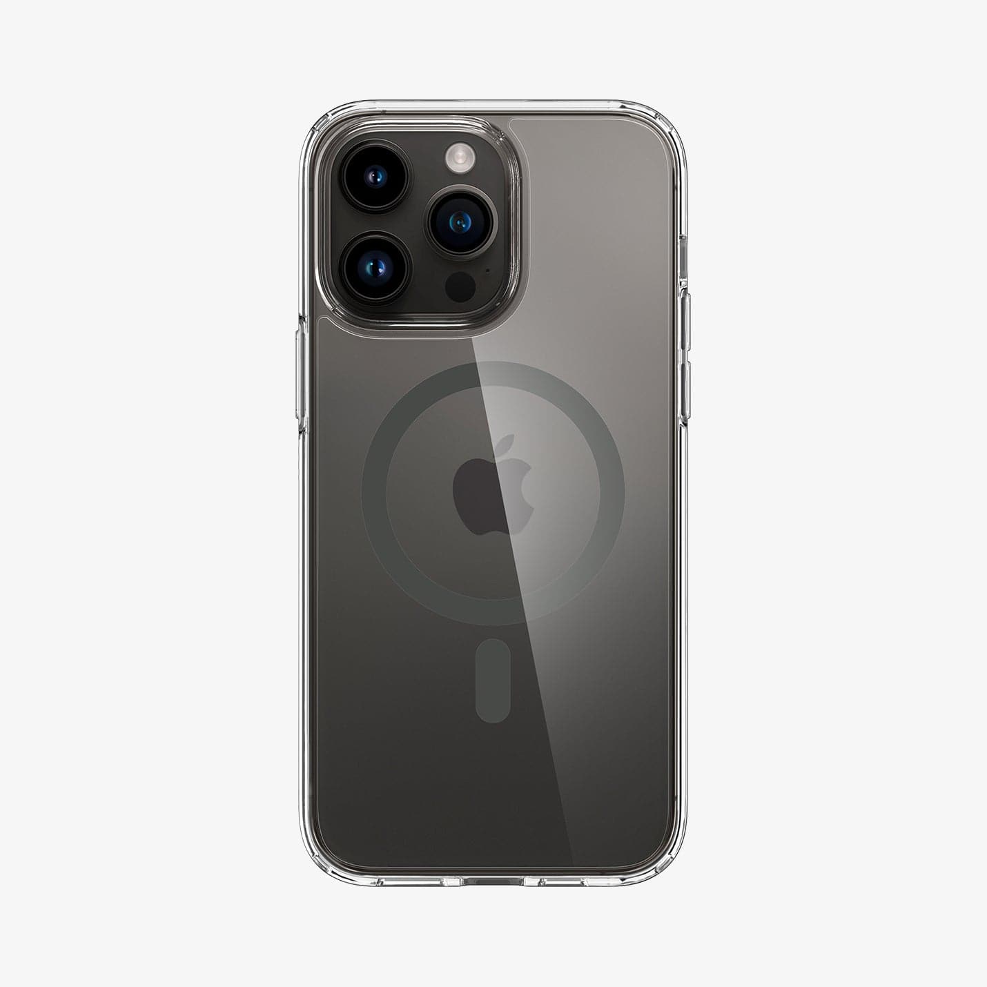 ACS04970 - iPhone 14 Pro Case Ultra Hybrid (MagFit) in graphite showing the back