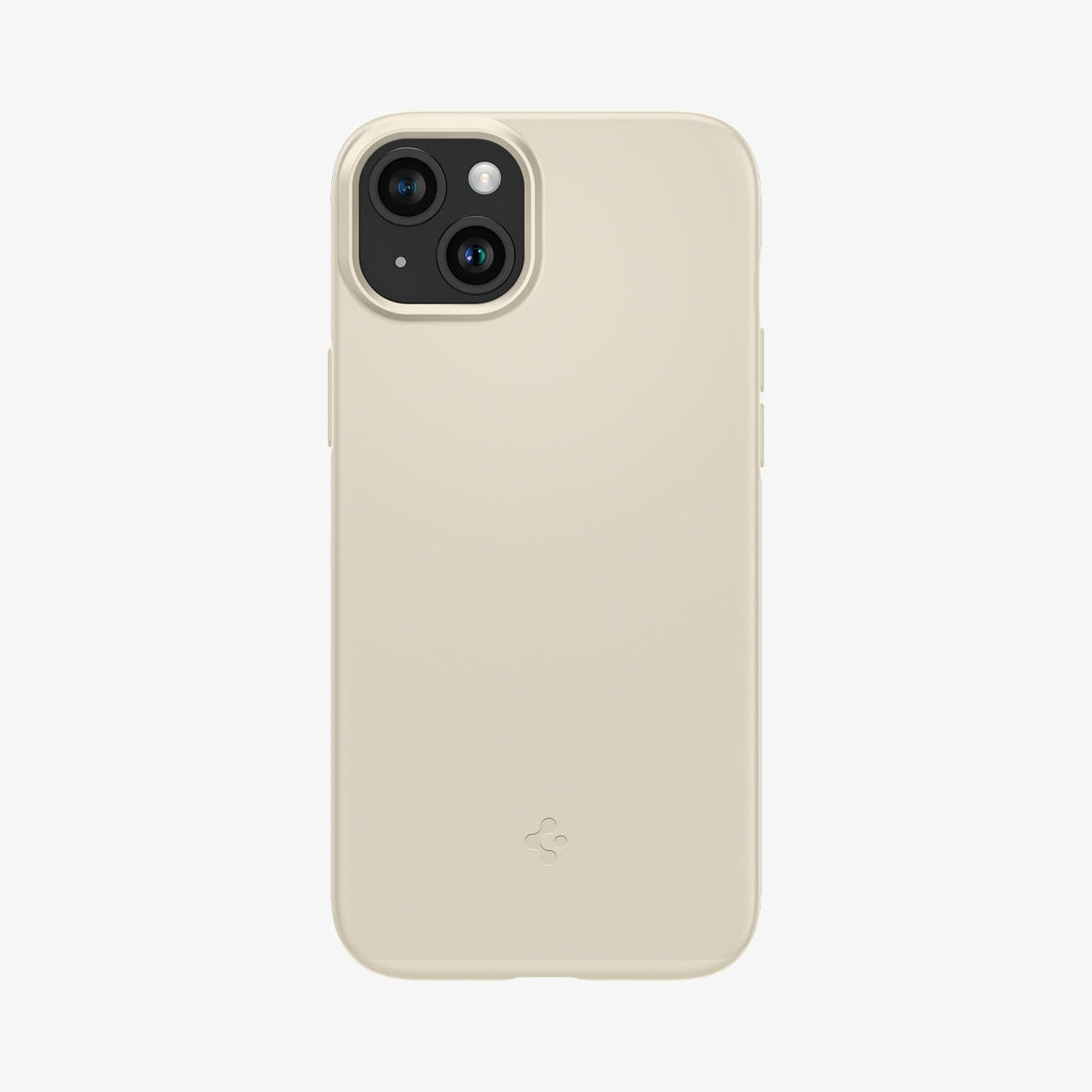 ACS06782 - iPhone 15 Case Thin Fit in mute beige showing the back