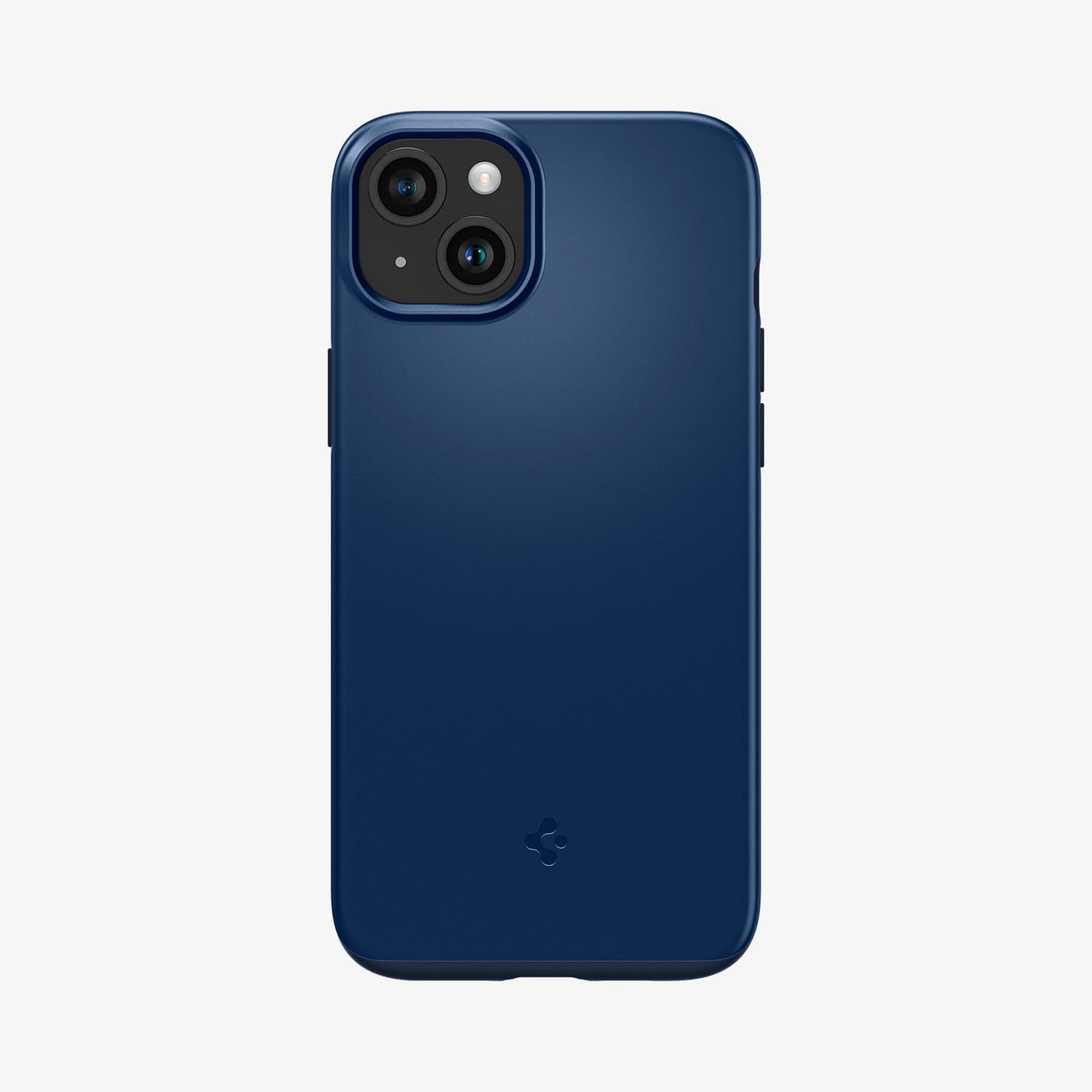 ACS06777 - iPhone 15 Case Thin Fit in navy blue showing the back