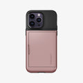 ACS04981 - iPhone 14 Pro Case Slim Armor CS in rose gold showing the back