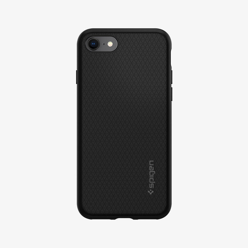 042CS20511 - iPhone SE Liquid Air case in black showing the back