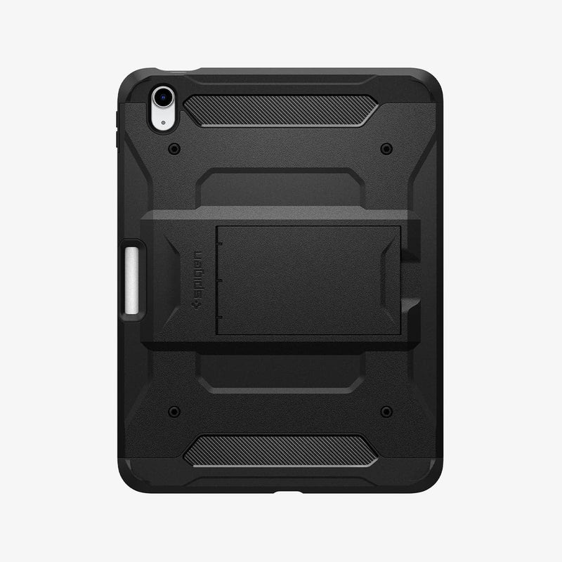 ACS05418 - iPad 10.9" Case Tough Armor Pro in black showing the back
