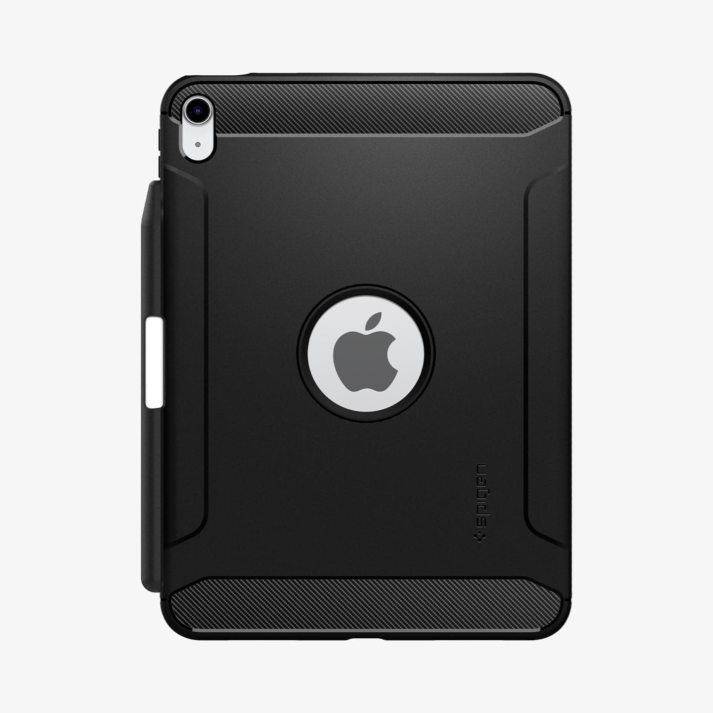 ACS05552 - iPad 10.9" Case Rugged Armor in black showing the back