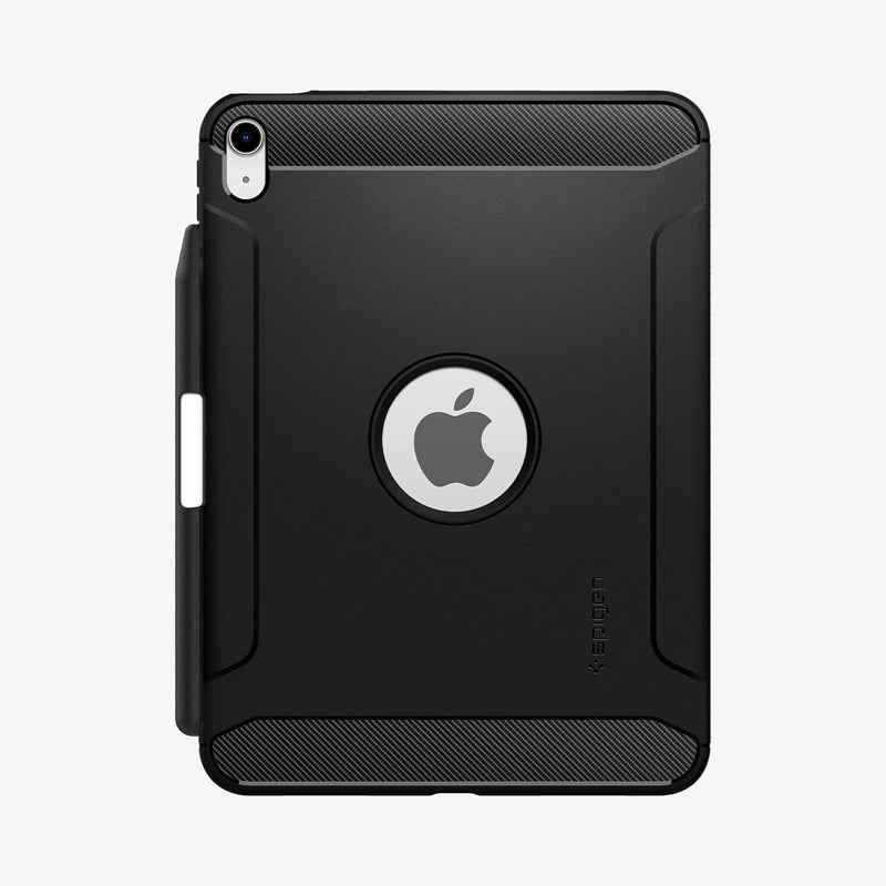 ACS05552 - iPad 10.9" Case Rugged Armor in black showing the back