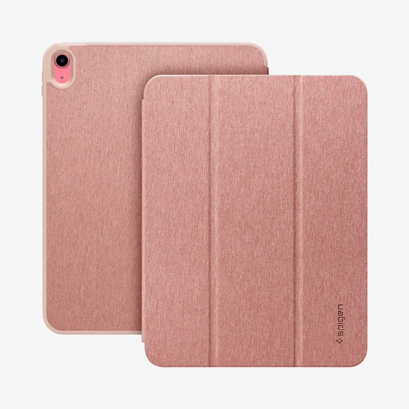 ACS05307 - iPad 10.9" Case Urban Fit in rose gold showing the front and back