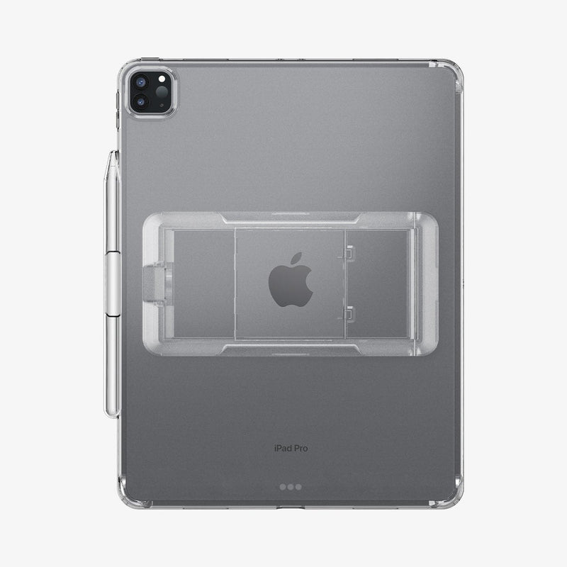 ACS05449 - iPad Pro 12.9" Case Air Skin Hybrid S in crystal clear showing the back