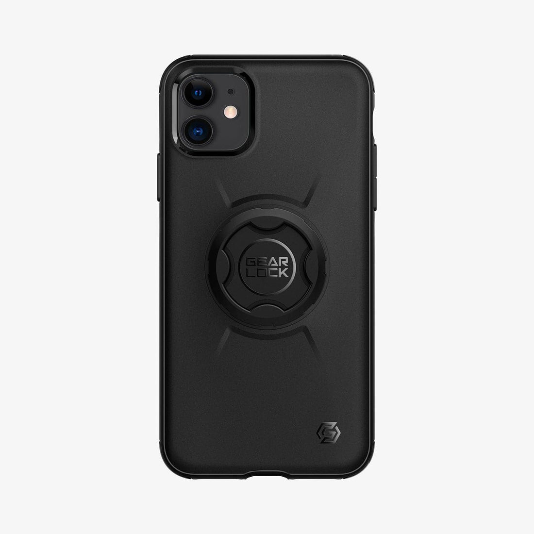 ACS00279 - iPhone 11 Case Gearlock Bike Mount in black showing the back