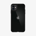 076CS27186 - iPhone 11 Case Ultra Hybrid in black showing the back