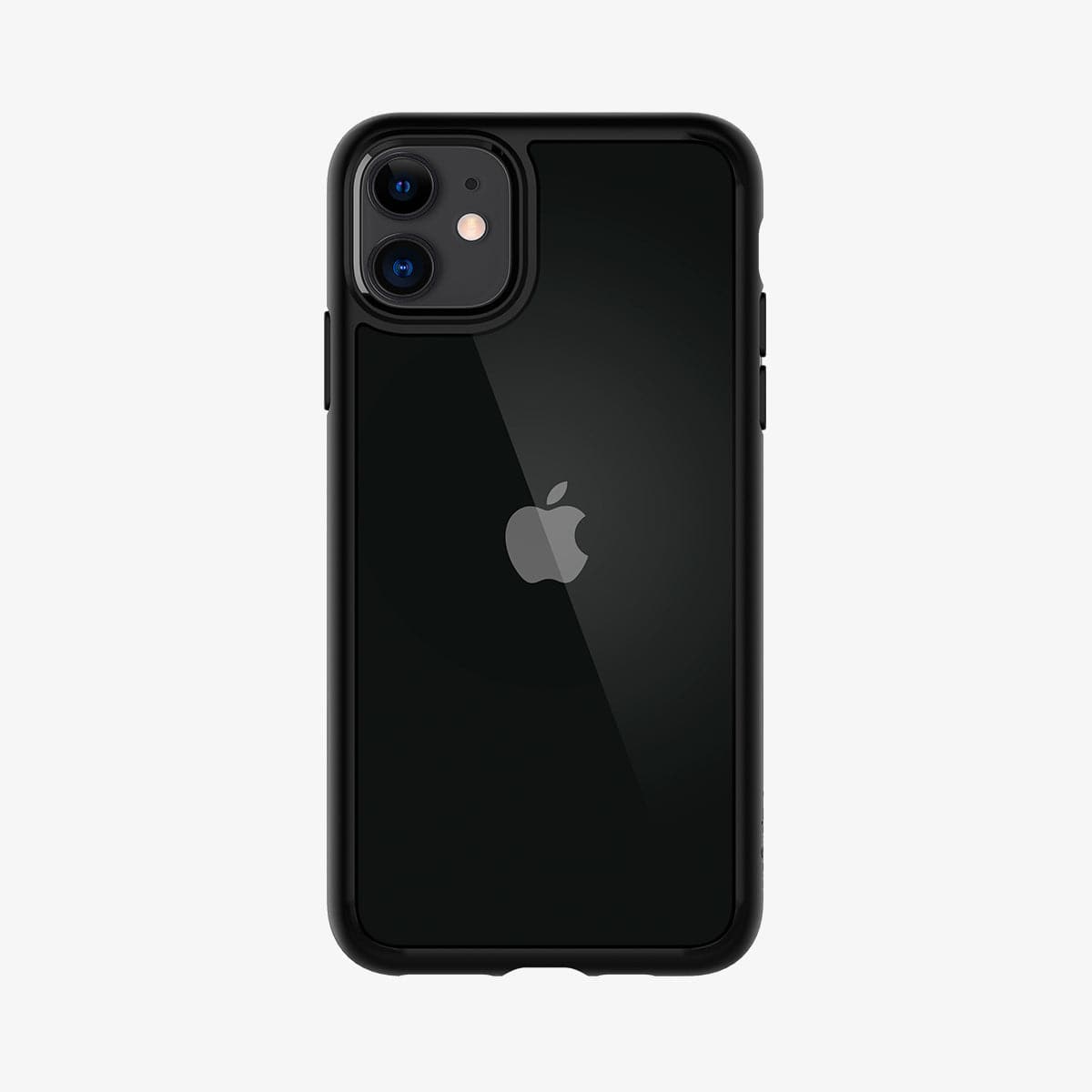 076CS27186 - iPhone 11 Case Ultra Hybrid in black showing the back