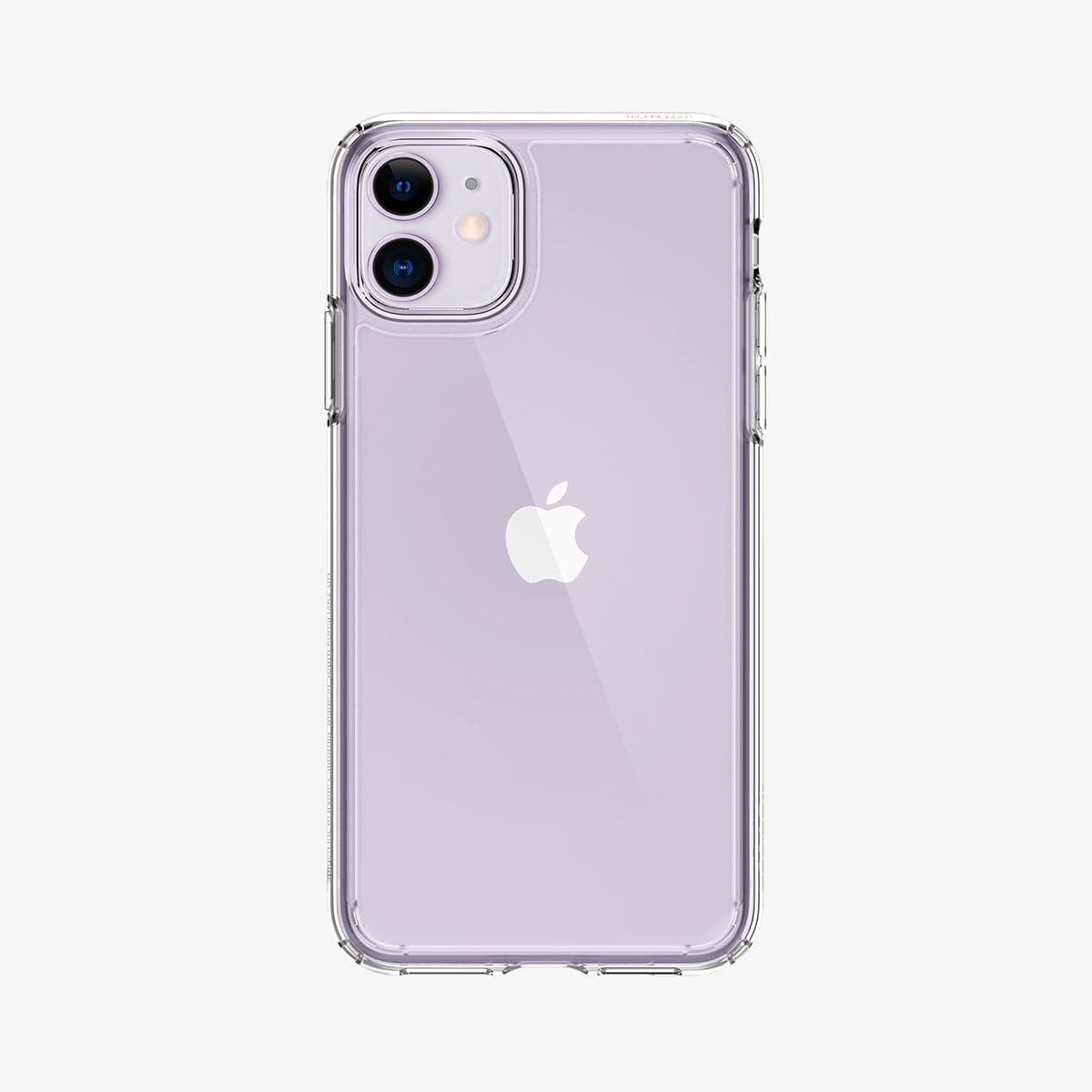 076CS27185 - iPhone 11 Case Ultra Hybrid in crystal clear showing the back