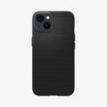 ACS03519 - iPhone 13 Case Liquid Air in black showing the back