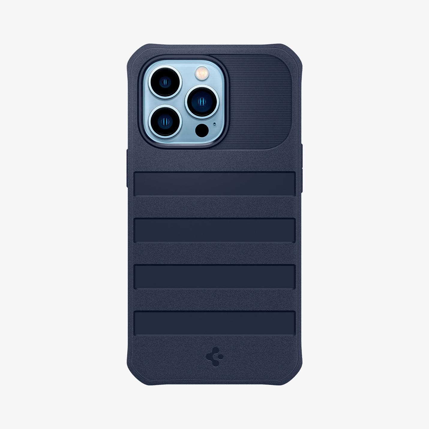 ACS03234 - iPhone 13 Pro Max Case Geo 360 in navy blue showing the back