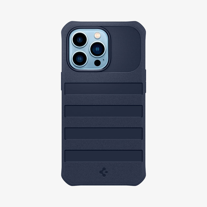 ACS03234 - iPhone 13 Pro Max Case Geo 360 in navy blue showing the back