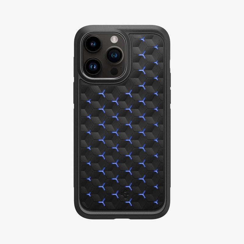 ACS04854 - iPhone 14 Pro Max Case Cryo Armor in matte black showing the back