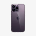 ACS04816 - iPhone 14 Pro Max Case Ultra Hybrid in crystal clear showing the back