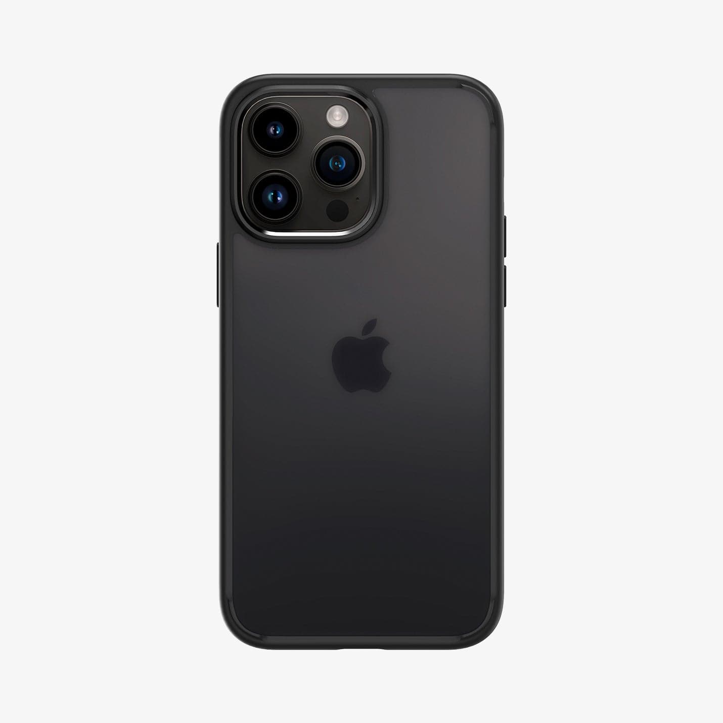 ACS04968 - iPhone 14 Pro Case Ultra Hybrid in frost black showing the back