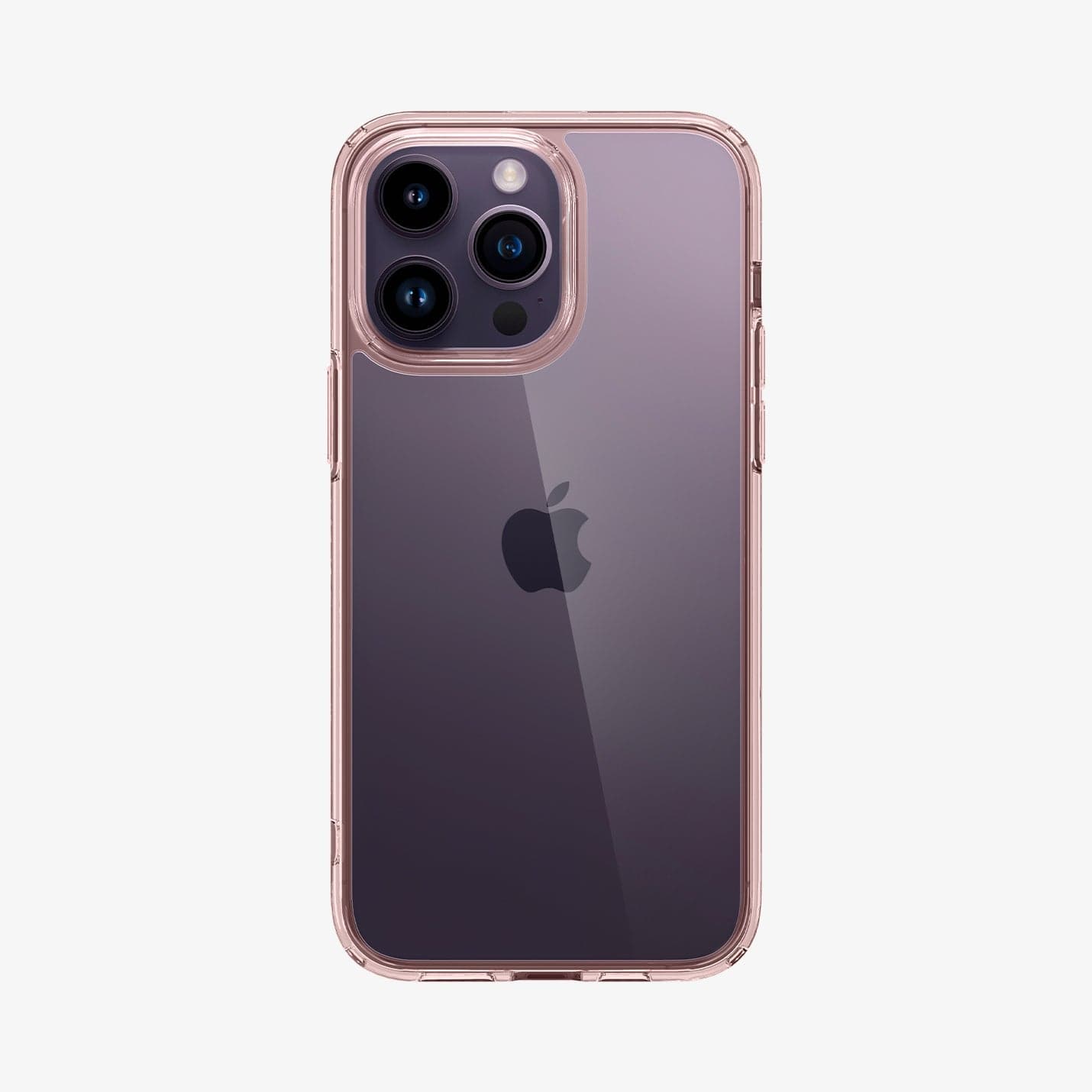 ACS04818 - iPhone 14 Pro Max Case Ultra Hybrid in rose crystal showing the back