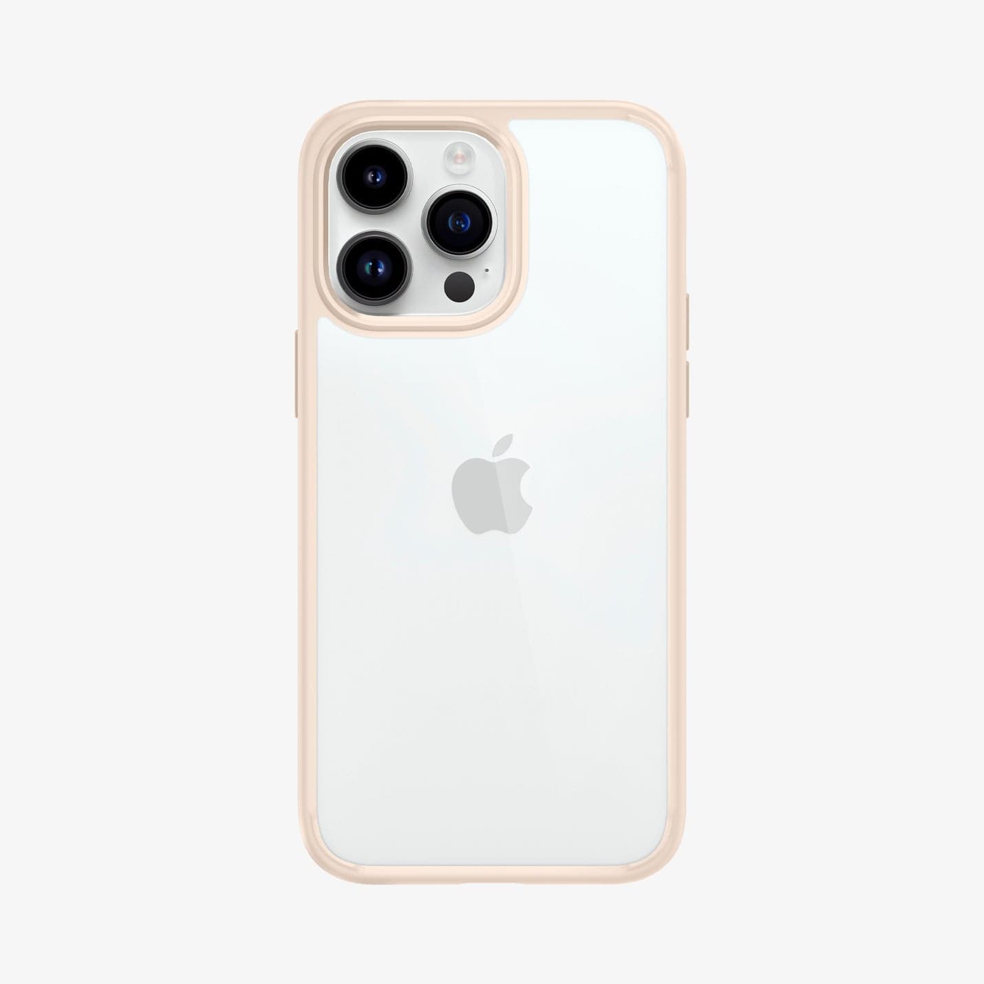 ACS04819 - iPhone 14 Pro Max Case Ultra Hybrid in sand beige showing the back
