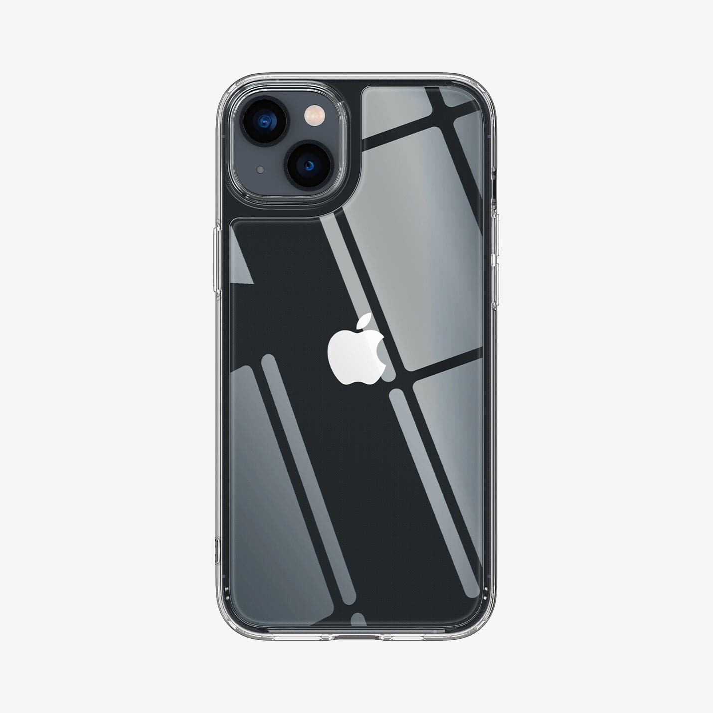 ACS05052 - iPhone 14 Case Quartz Hybrid in crystal clear showing the back