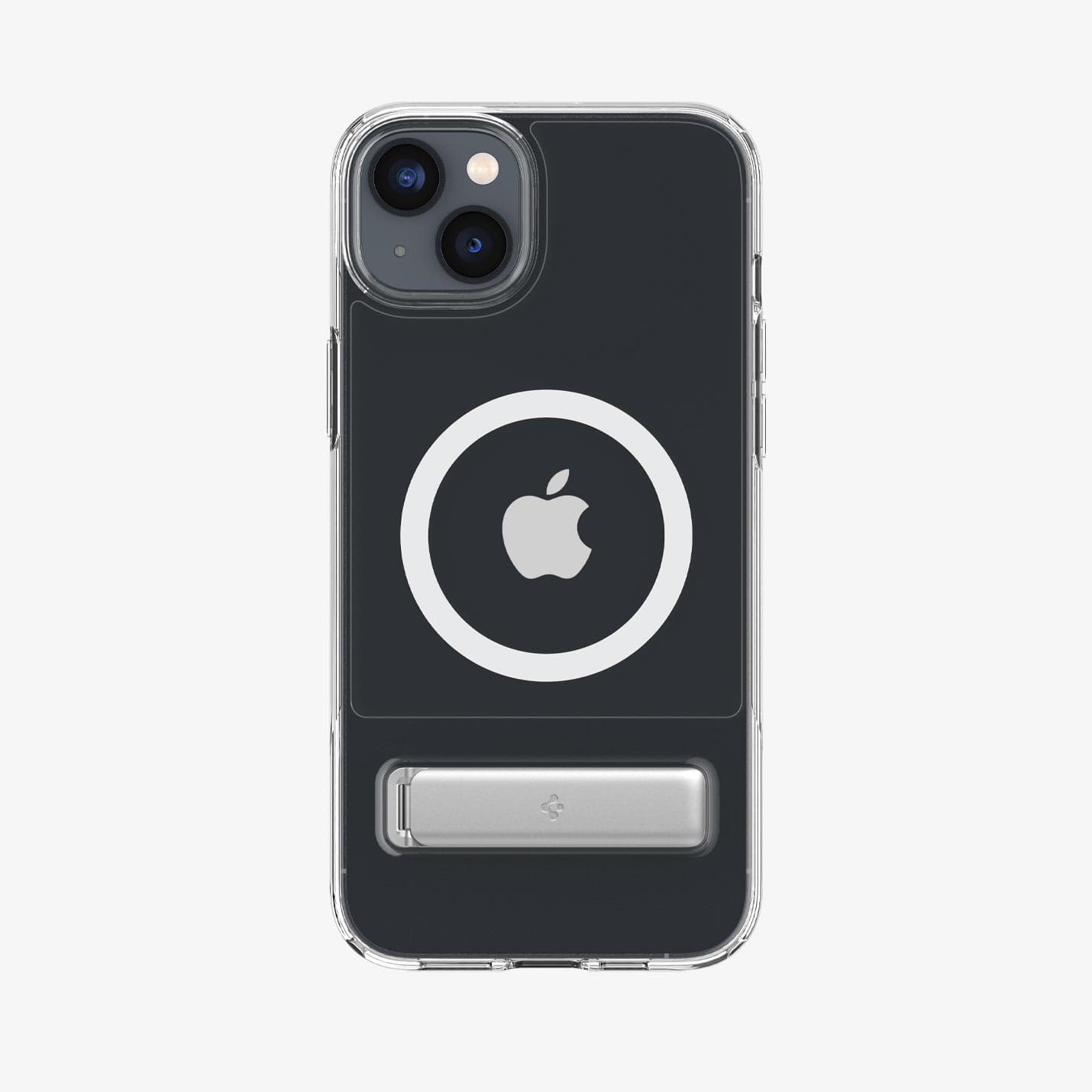 ACS04686 - iPhone 14 Case Slim Armor Essential S (MagFit) in white showing the back