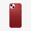 ACS04789 - iPhone 14 Case Thin Fit in red showing the back