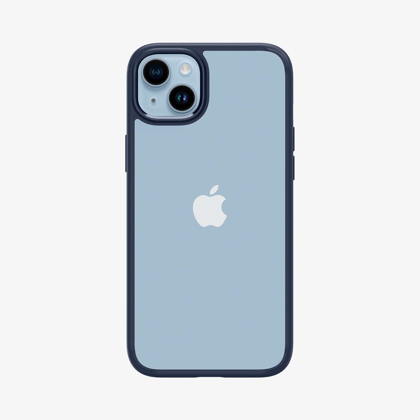 ACS04899 - iPhone 14 Plus Case Ultra Hybrid in navy blue showing the back