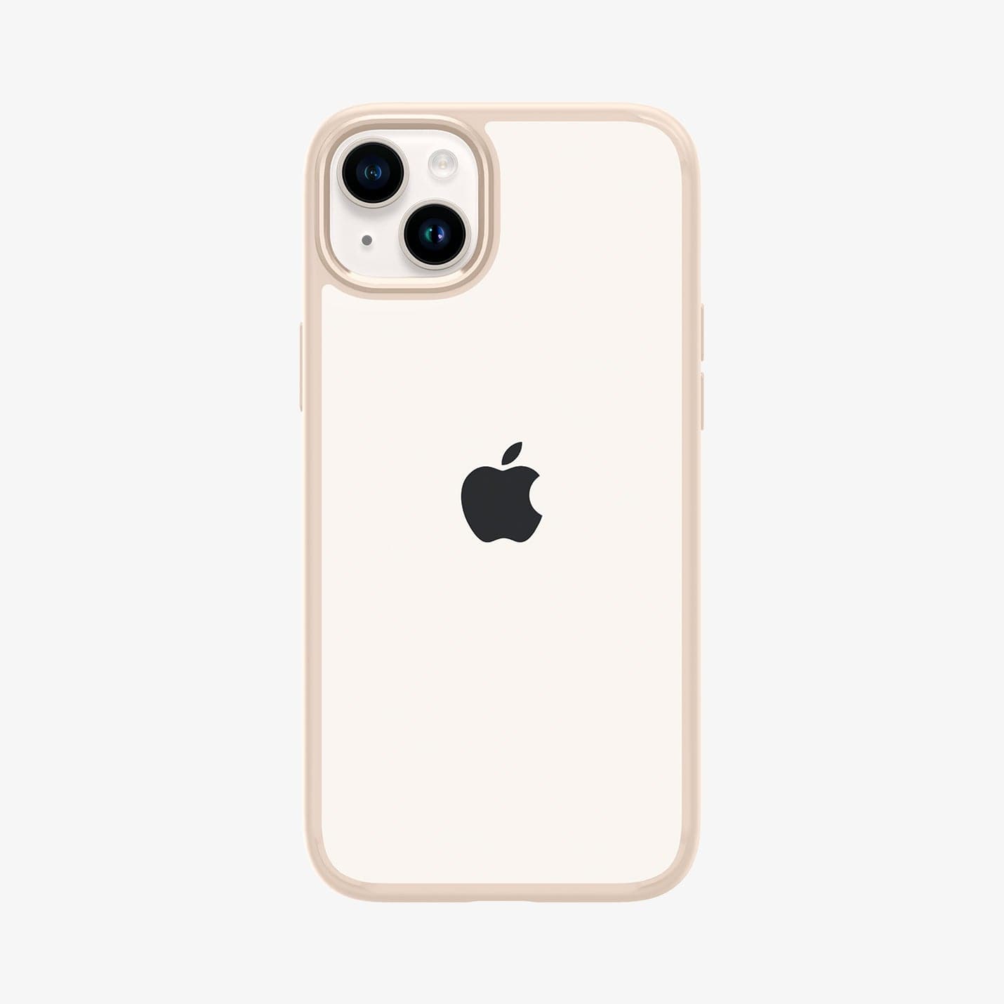 ACS04898 - iPhone 14 Plus Case Ultra Hybrid in sand beige showing the back