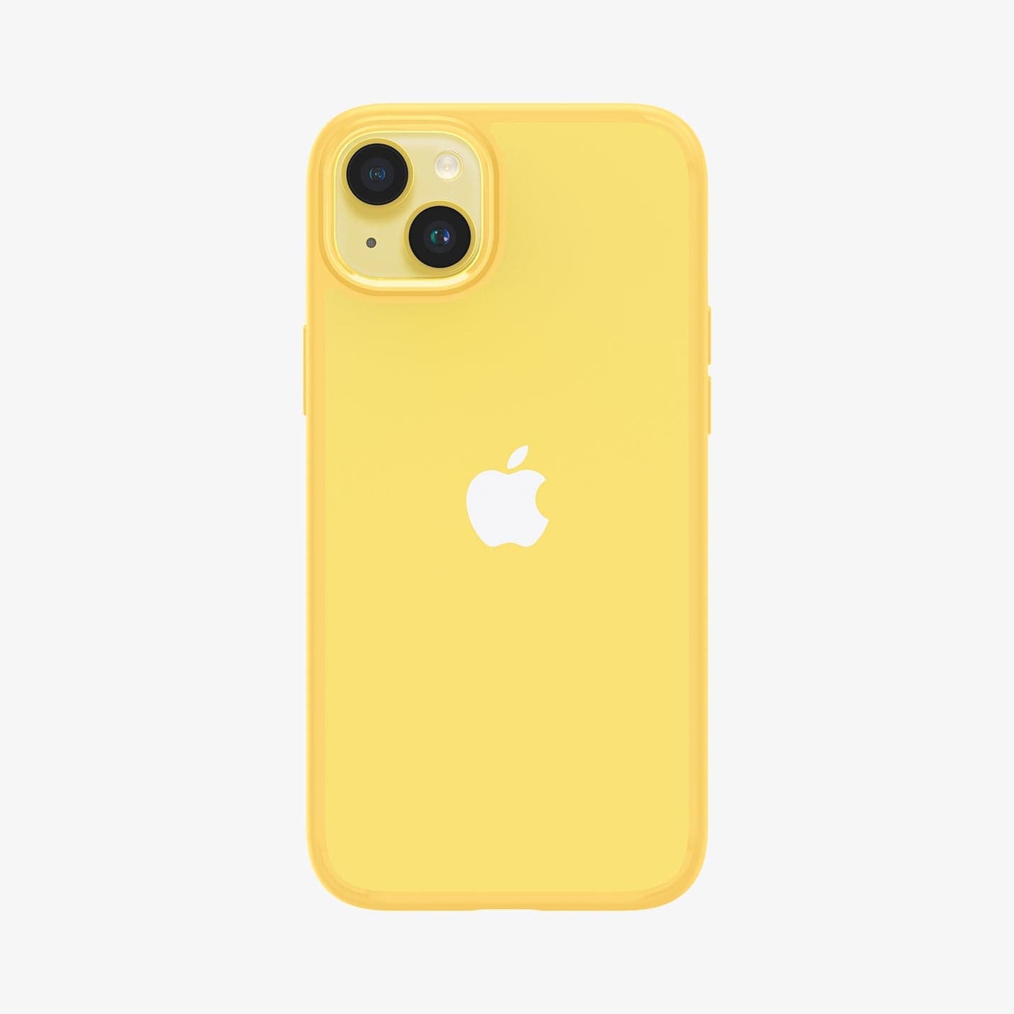 ACS06272 - iPhone 14 Case Ultra Hybrid in butter yellow showing the back