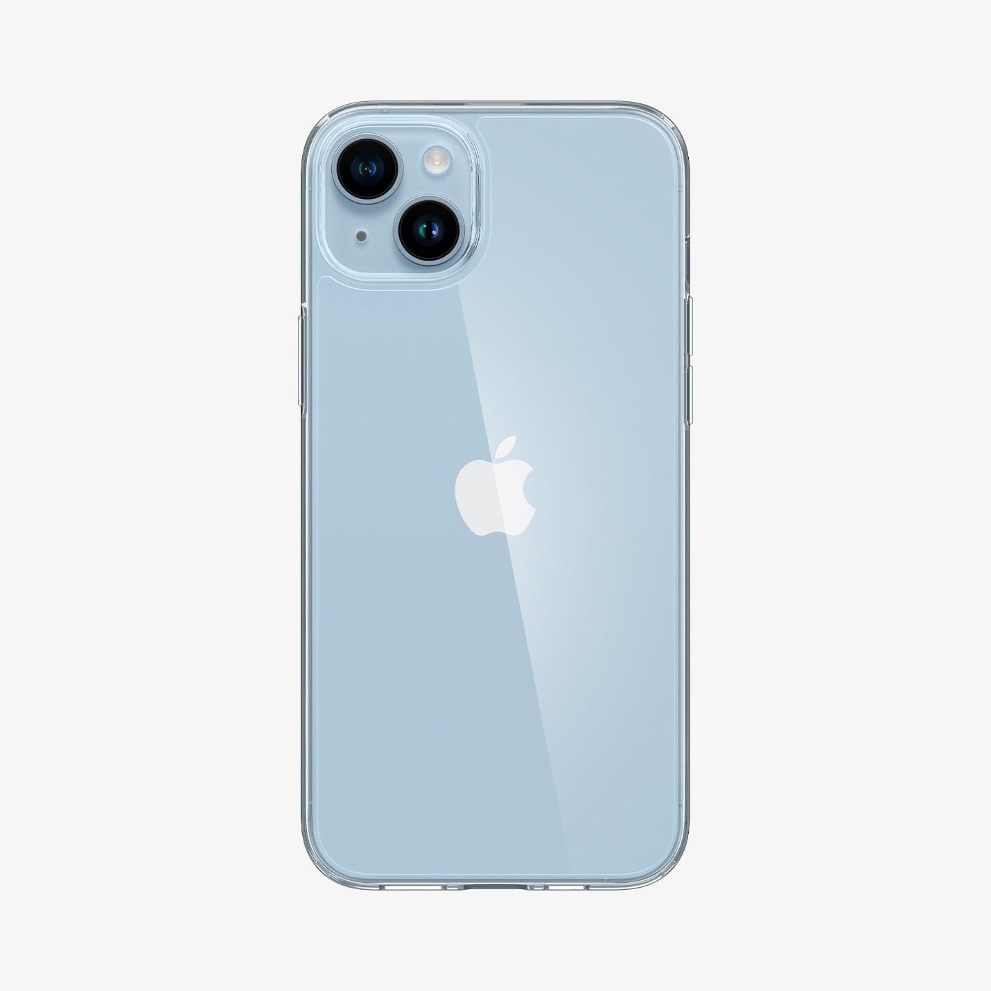 ACS04886 - iPhone 14 Plus Case Air Skin Hybrid in crystal clear showing the back
