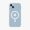 ACS05048 - iPhone 14 Case Ultra Hybrid (MagFit) in white showing the back