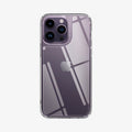 ACS04974 - iPhone 14 Pro Case Quartz Hybrid in crystal clear showing the back