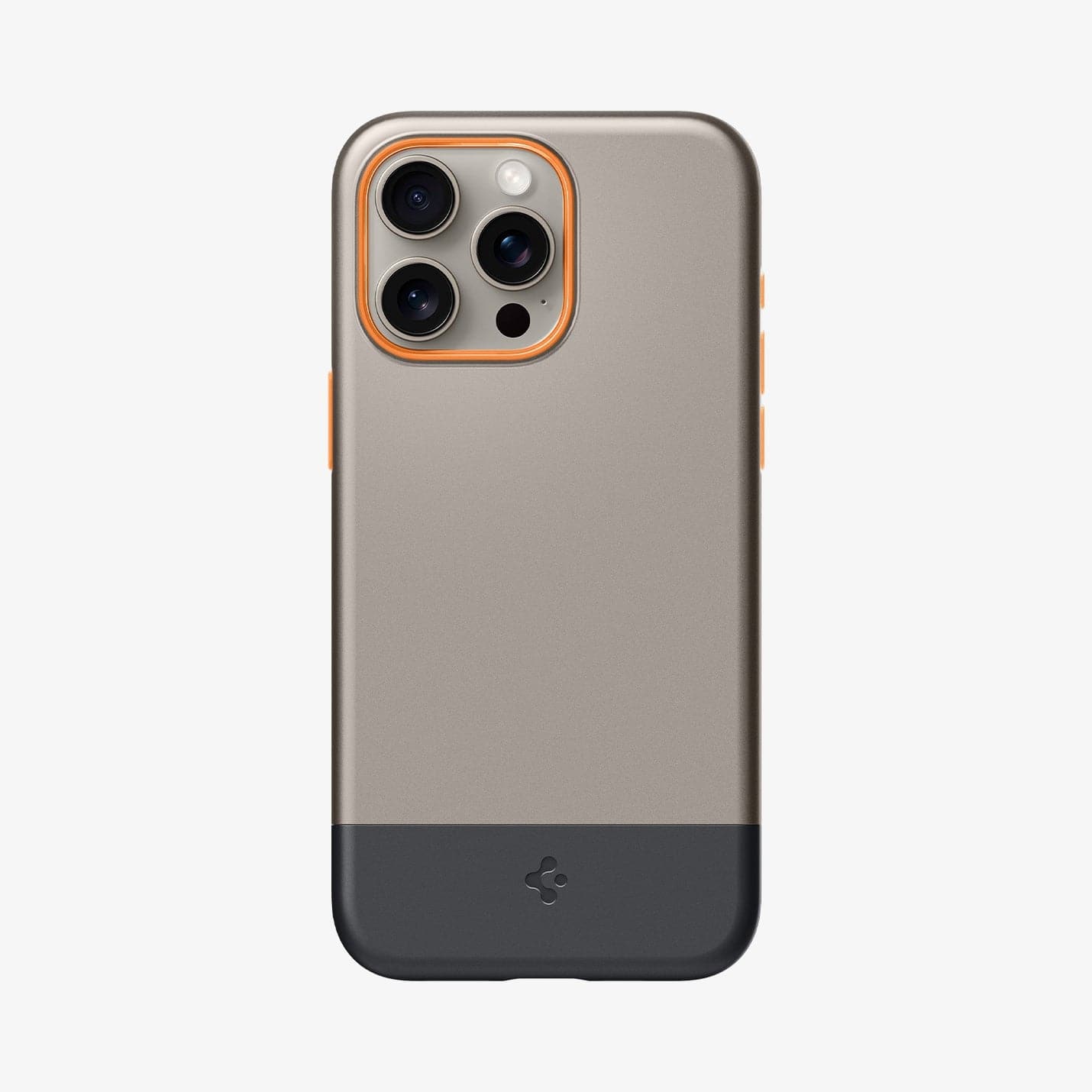 ACS06746 - iPhone 15 Pro Case Style Armor (MagFit) in alpine gold showing the back