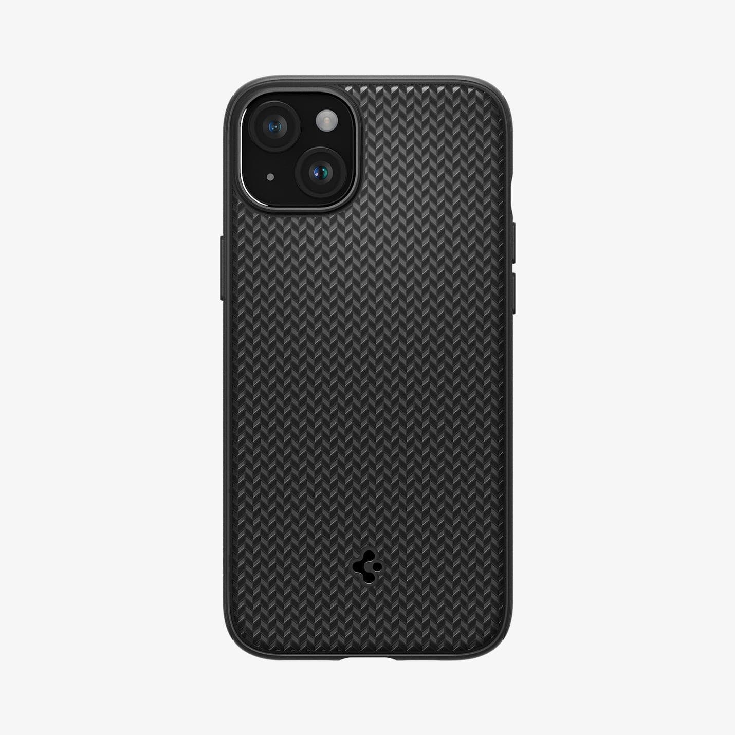 ACS06815 - iPhone 15 Case Mag Armor (MagFit) in matte black showing the back