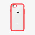 042CS21724 - iPhone 7 Series Ultra Hybrid Case in Red showing the back