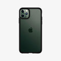 077CS27234 - iPhone 11 Pro Case Ultra Hybrid in matte black showing the back