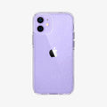 ACS01741 - iPhone 12 Mini Case Liquid Crystal Glitter in crystal quartz showing the back