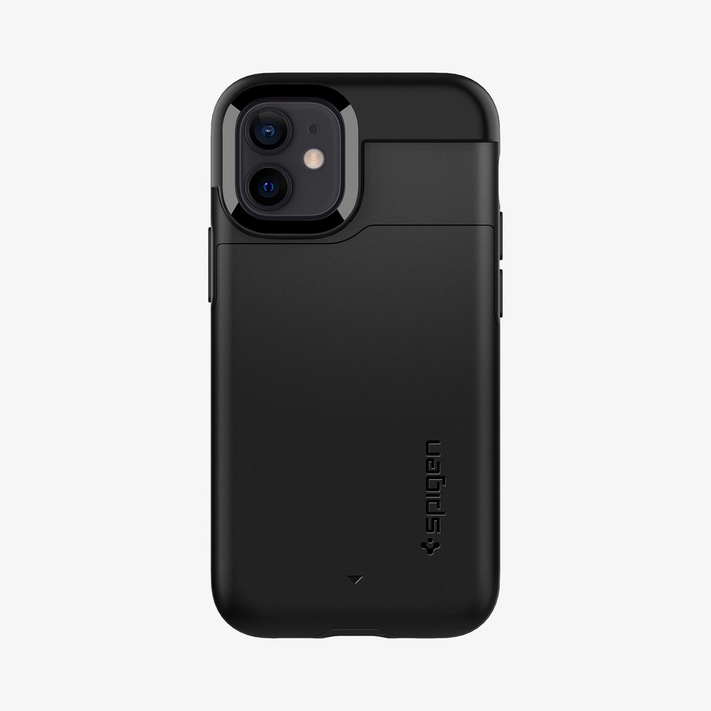 ACS01750 - iPhone 12 Mini Case Slim Armor CS in black showing the back