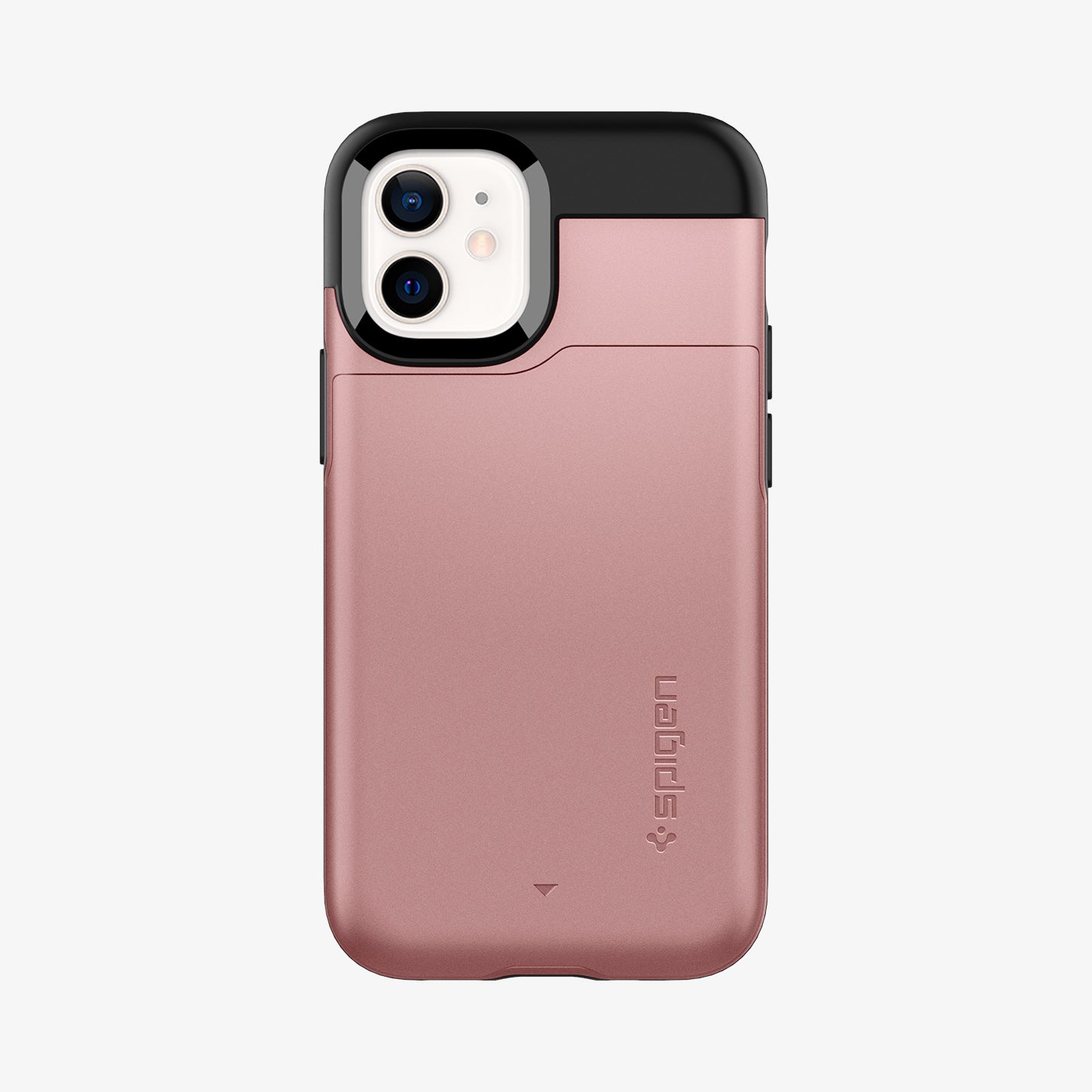 ACS01751 - iPhone 12 Mini Case Slim Armor CS in rose gold showing the back