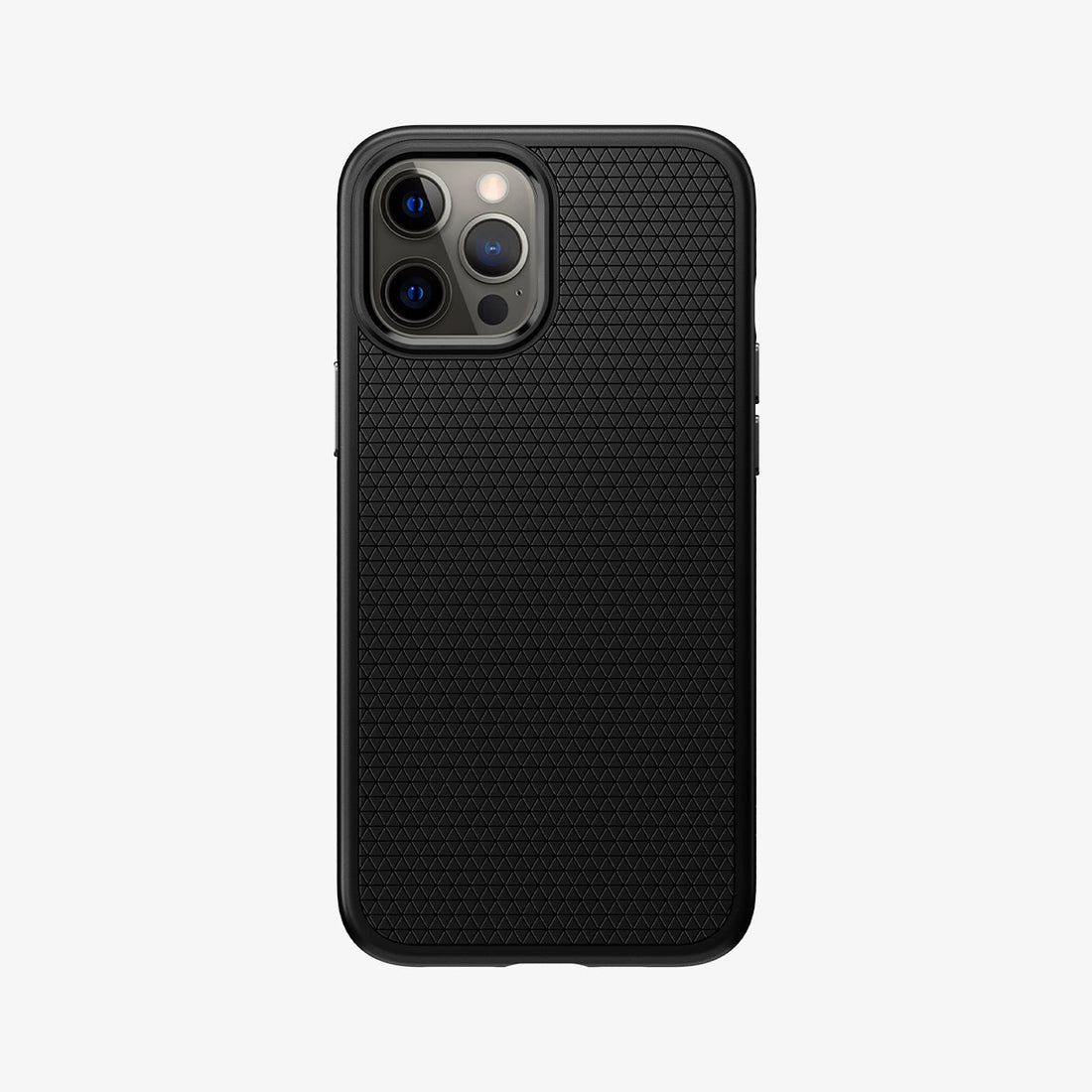 ACS01617 - iPhone 12 Pro Max Case Liquid Air in black showing the back