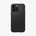 ACS04989 - iPhone 14 Pro Case Mag Armor (MagFit) in matte black showing the back