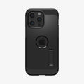 ACS06733 - iPhone 15 Pro Case Tough Armor (MagFit) in black showing the back